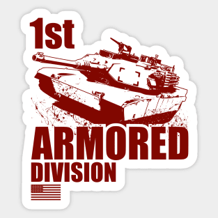 1st Armored Division Sticker